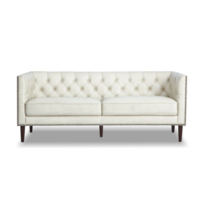 Woodford 85" Genuine Leather Sofa