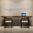 Walnut Rectangular Solid Wood desk-109518910