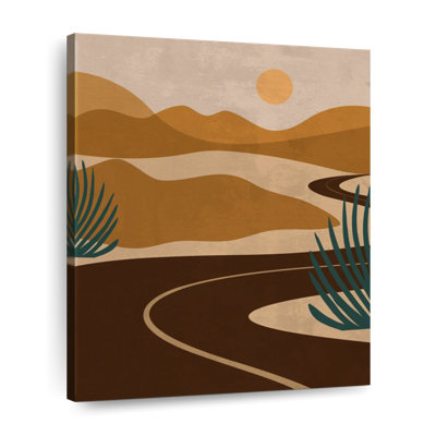 " Boho Sunset Landscape IV "