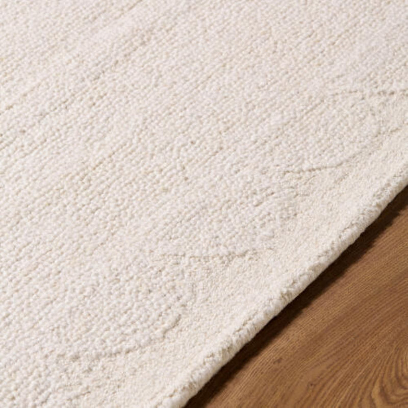 Long Island Handmade Rug, Ivory/Cream, Rectangle 8' x 10'