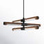 Lustre linéaire moderne à 6 lumières Aimee