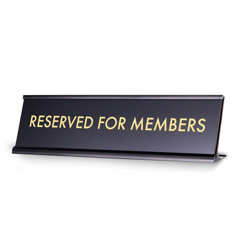 Desk Sign