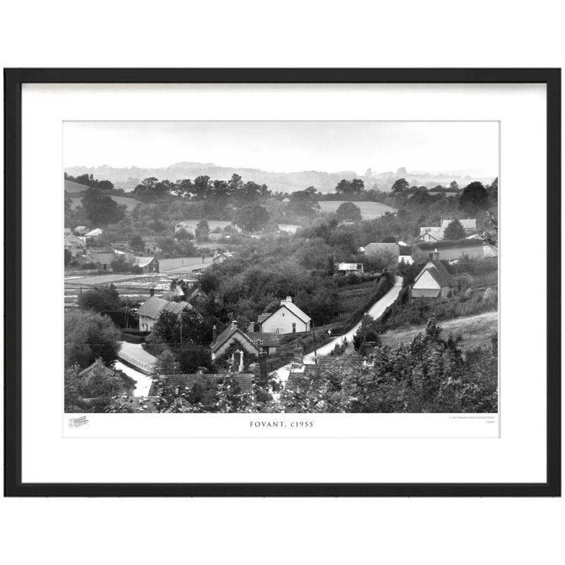 Fovant, C1955 - Single Picture Frame Print, 45cm H x 60cm W x 2.3cm D