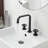 Widespread Single-handle Bathroom Faucet with Drain Assembly-86865012