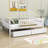 Full Size 2 Drawers Wooden Daybed with Fence-1395012424