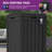 Balconera 38 Gallon Outdoor Trash Can-124585592-124585593