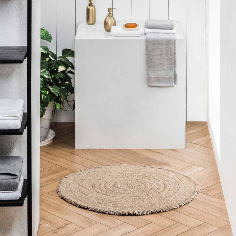 Tapis de bain Raul, Beige, L 30 po x L 30 po
