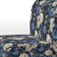 Rustic Victorian Brocade Victorian Motif - Chaise d'appoint de chalet rembourrée à motif floral-101858063