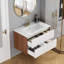 Meuble-lavabo mural 32 po avec lavabo 3 trous