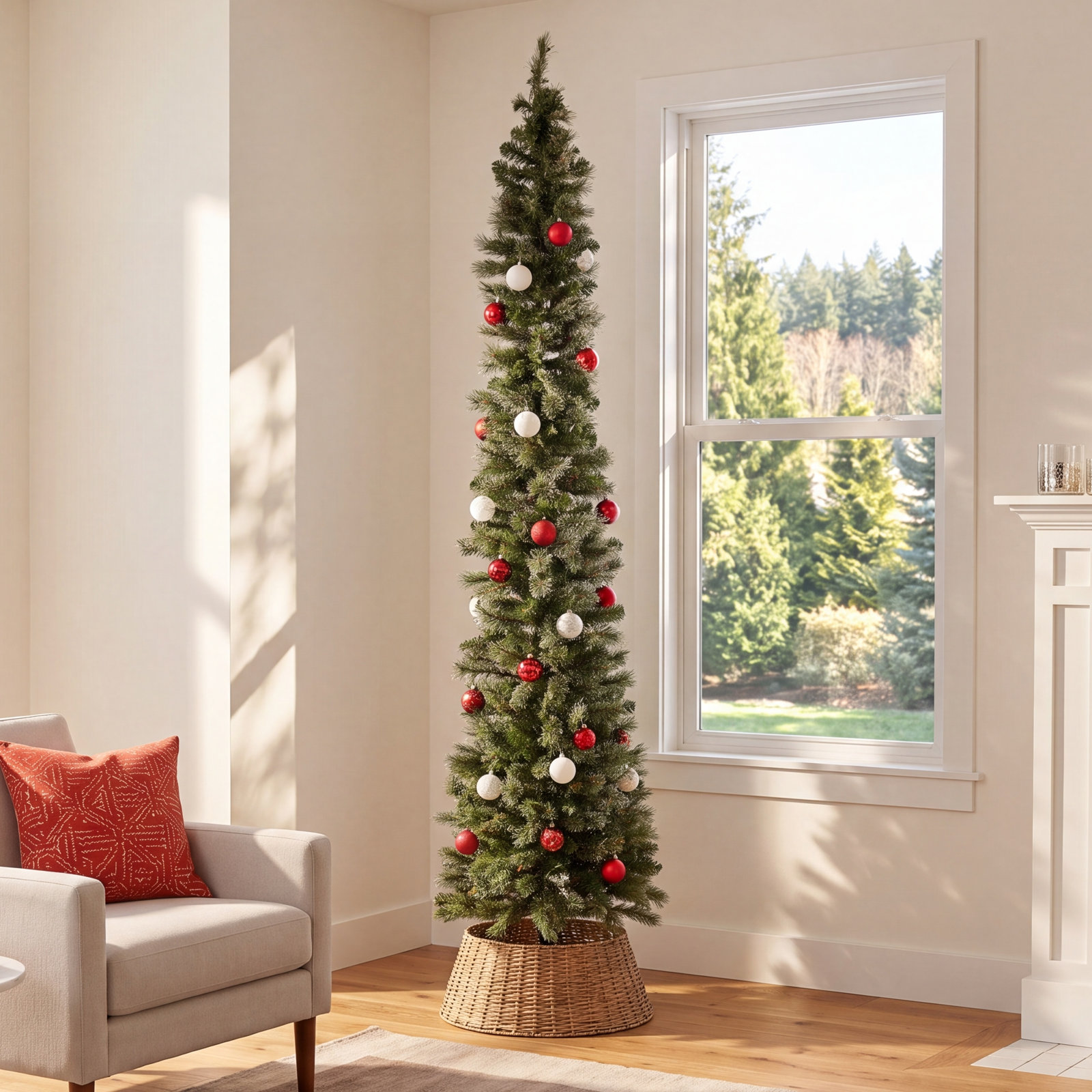 Stanley 9' Pre-Lit Spruce Christmas Tree, 9', Green