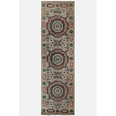 Tapis de couloir gris 2 pi 7 po x 8 pi 2 po One-of-a-Kind