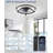 Flush Mount Ceiling Fan with LED Light APP & Remote Control Reversible Quiet DC Motor