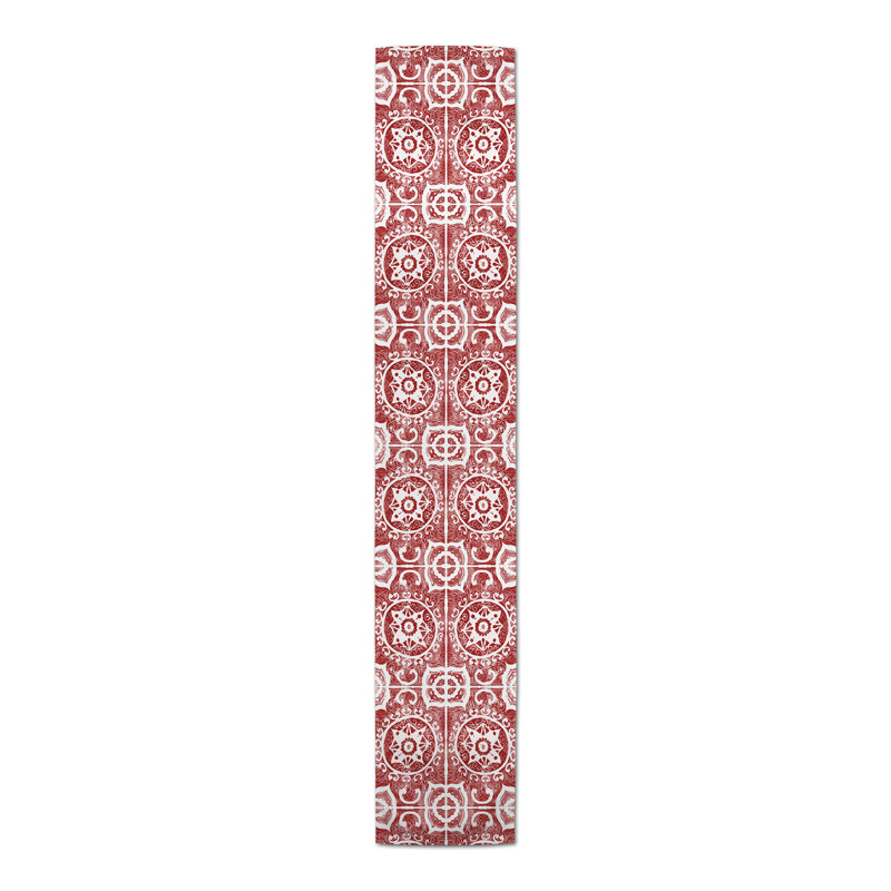 Chemin de table Berlene, 72 po x 16 po, Rouge