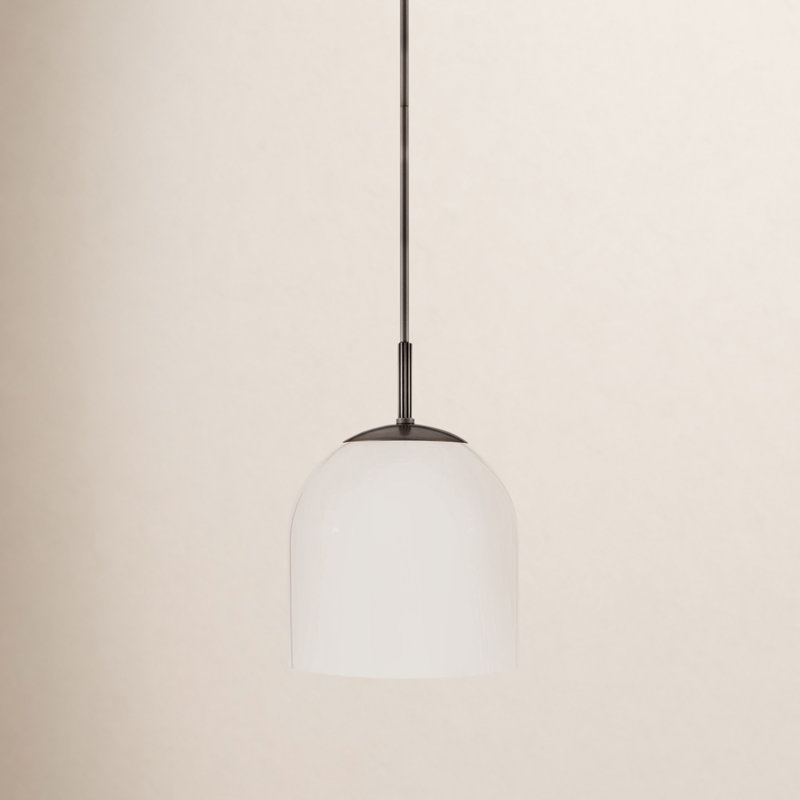 1 - Light Dome Pendant, Black Oxide