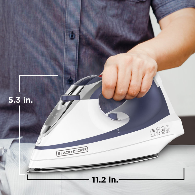Fer à vapeur traditionnel Black + Decker SteamAdvantager, bleu, IR1070S-3