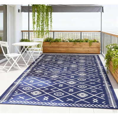 Tapis d'extérieur facile à entretenir et prêt pour l'extérieur, tapis de patio, tapis d'extérieur réversible, paille en plastique imperméable avec sac de transport