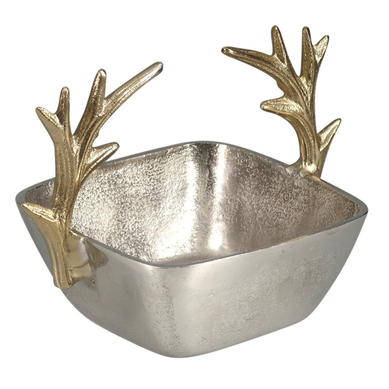 Bol décoratif - conception de poignée de branche sculptée, décor de table rustique pour table basse, table de salle à manger, vestibule et décor saisonnier