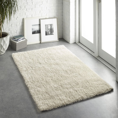 Coopers Cream Shaggy Rug