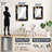 Decarter Midnight Charm Gold And Black - marble  Mirror, Modern Unique Wall Mirror, Printed Metal Art-1387355686