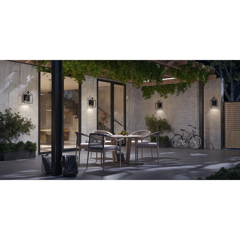 Applique murale en acier, H 18 po x l 9 po x P 11 po