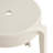 6 Plastic Stools For Living Areas, 3.3lb Weight Each, Modern Design, Beige Of Nesting Stools, 11.53" Product Depth, Lightweight And Movable,