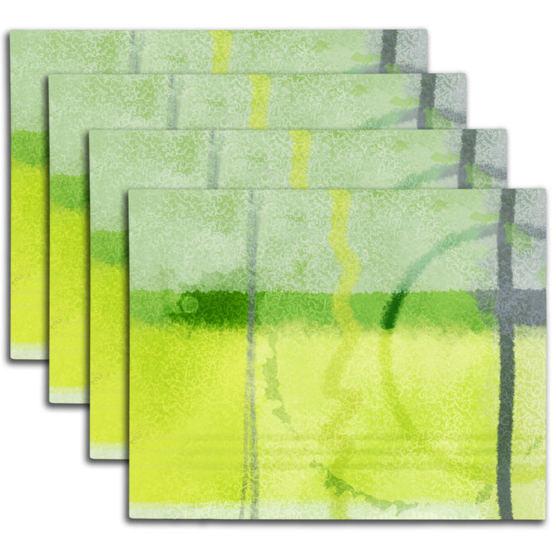 Polyester Abstract Rectangle Placemat