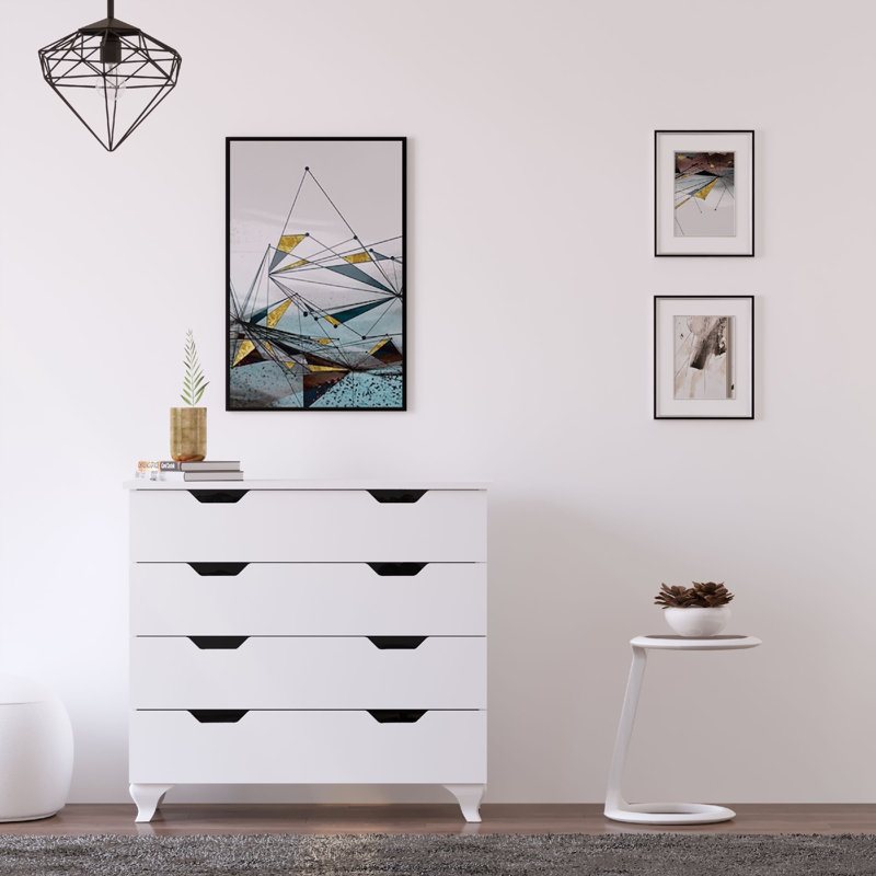 Annmargaret 86cm W 5 - Drawer Chest of Drawers