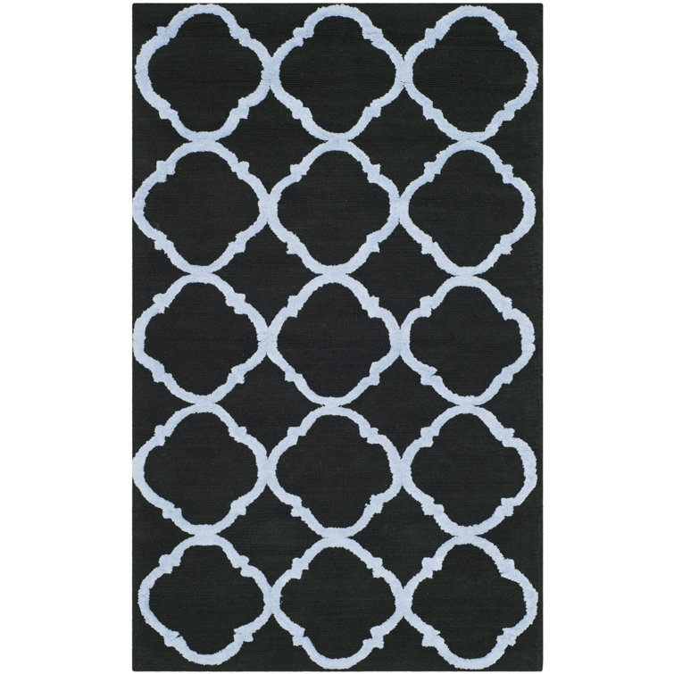 Fullerton Hand Hooked Cotton Pile Geometric Rug