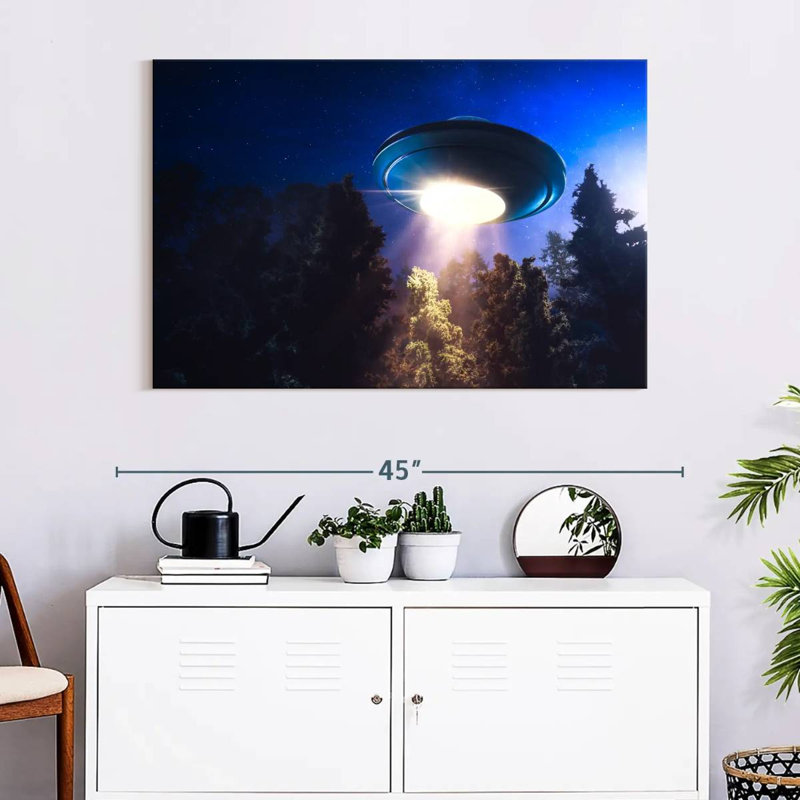 Kelan Ancient UFO, 26" H x 39" W