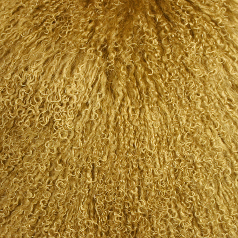 Wool Reversible Throw Pillow, Soft Gold, Polyfill Insert