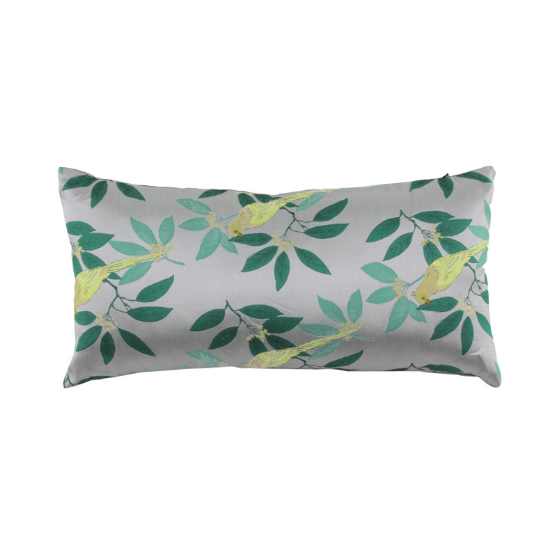 Floral Reversible Throw Pillow