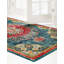Tapis oriental bleu / rouge / jaune en polypropylène tissé à la machine Pennylane-654006497