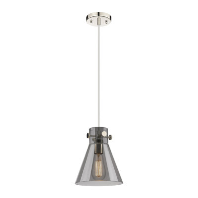 Newton Cone 1 Light Cord Hung Pendant