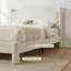 Structure de lit Cloud, lit plateforme tapissier Boucle avec tête de lit ronde douce et pieds cylindriques-1688349558