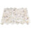 Oyster .5x1 Herringbone Polished Pearl Mosaic Tile