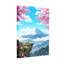 Plantes et fleurs Mont Fuji Cherry Blossom Sky Paysage Printemps Pétales Nuage Montagne