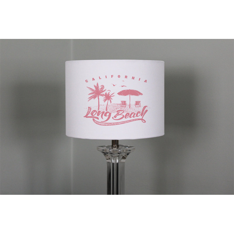 Cotton Drum Lamp Shade ( Uno ), 25cm H x 40cm W x 40cm D