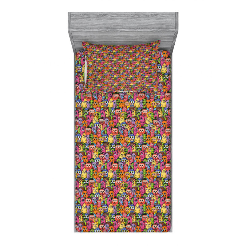 Microfiber Sheet Set, Twin XL Sheet Set with Fitted Sheet