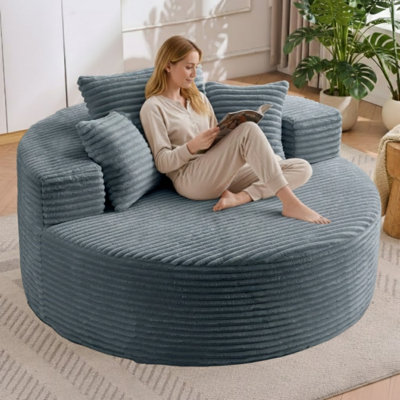55" Round Barrel Chair – Compression-No Assembly