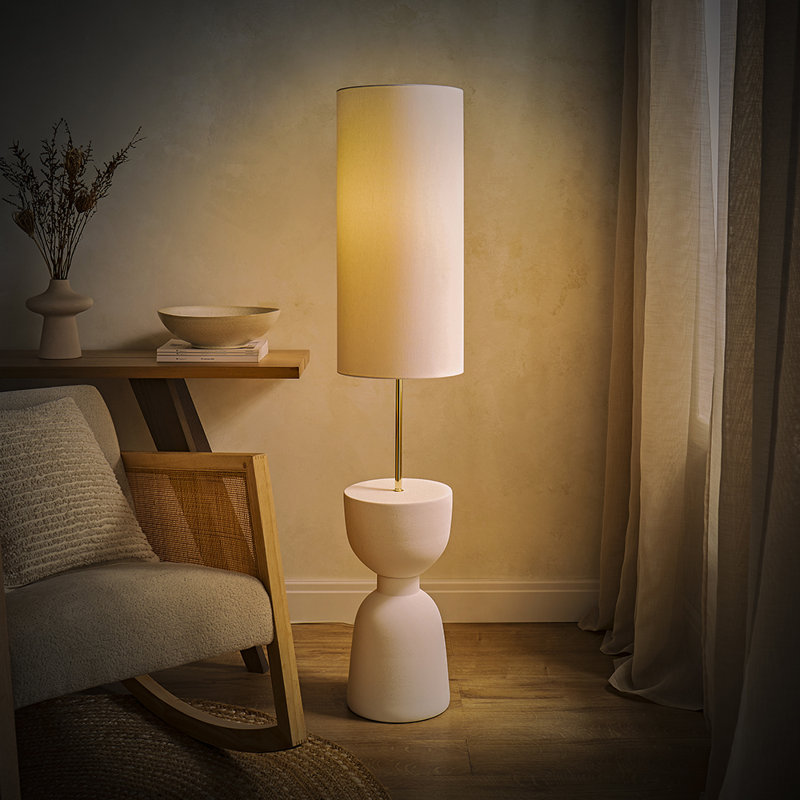 Esme 143cm Traditional Floor Lamp, No