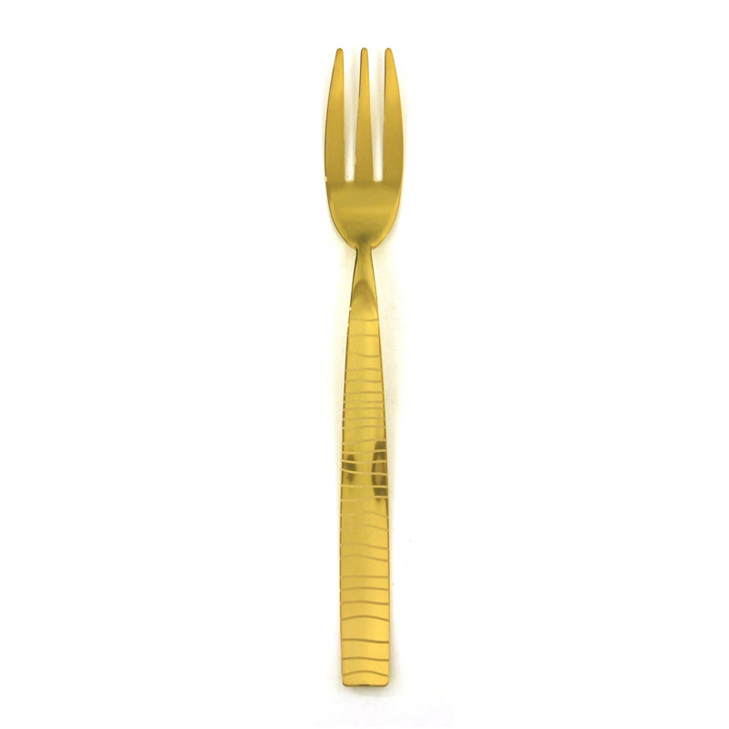 Tigre Serving Fork - 24 Pieces, Oro