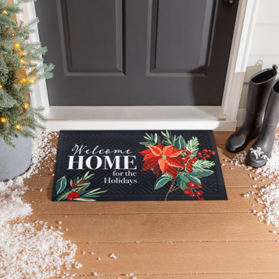 Tapis gaufré Welcome Home For The Holidays