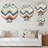 Retro Revival Chevron Pattern - Chevron  Wall Clock-101235867