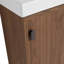 Meuble-lavabo mural avec lavabo, porte simple à fermeture douce