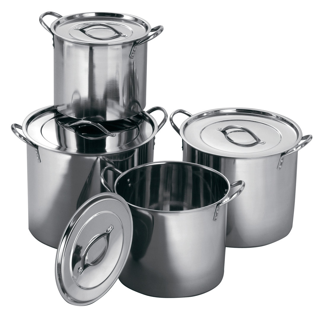 Symple Stuff Stainless Steel Pot Set