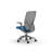 HON Flexion Mesh Ergonomic Office Chair, Titanium Frame, Peacock-123244307-123244302