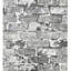 Brickwork White Grey Exposed Faux Distressed Brick Wallpaper Loft 3d