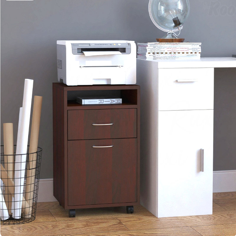 Organisateur de rangement mobile, Brun