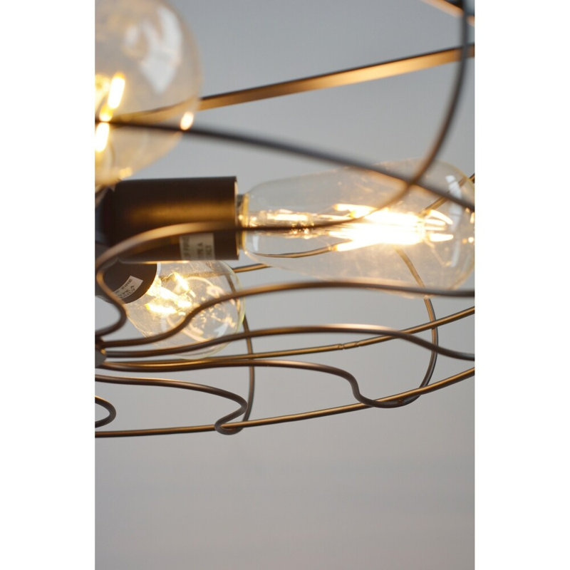 5 - Light Geometric Chandelier