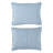 Laura Ashley Oxford Stripe Blue Cotton Reversible Quilt Set-97843720